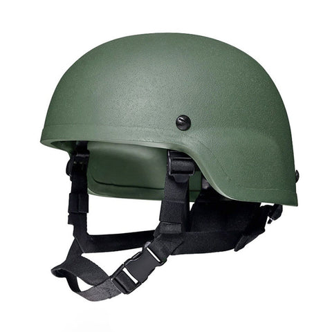 MICH2000 Aramid Helmet (Low-Cut ACH/ECH Style) – Kevlar Ballistic Tactical Helmet for Training and Protection