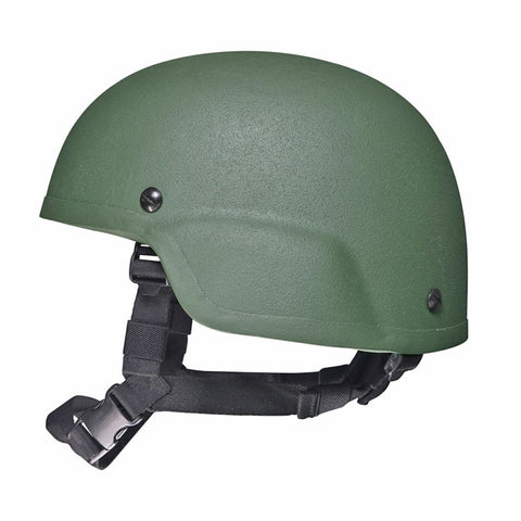MICH2000 Aramid Helmet (Low-Cut ACH/ECH Style) – Kevlar Ballistic Tactical Helmet for Training and Protection