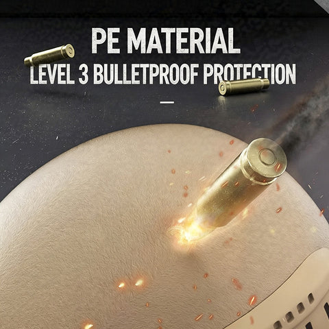 FAST Ballistic Helmet – PE (Polyethylene) Polymer Material – GA Level 2 Protection – Tactical Ballistic Helmet