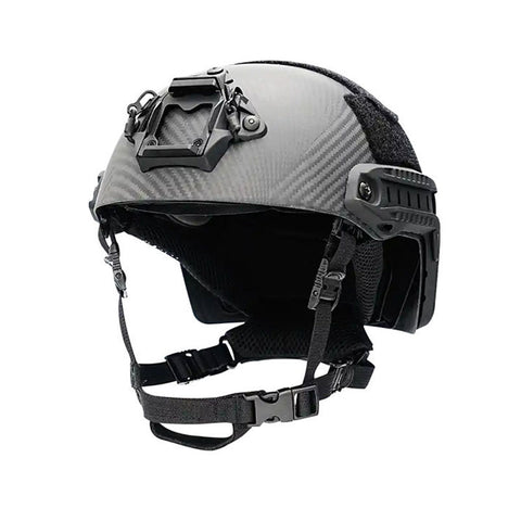 FAST Carbon Fiber Tactical Helmet with Wendy-style Suspension Liner – Impact-Resistant Helmet for Riot Control, Security, Rescue, Skiing, and Cycling