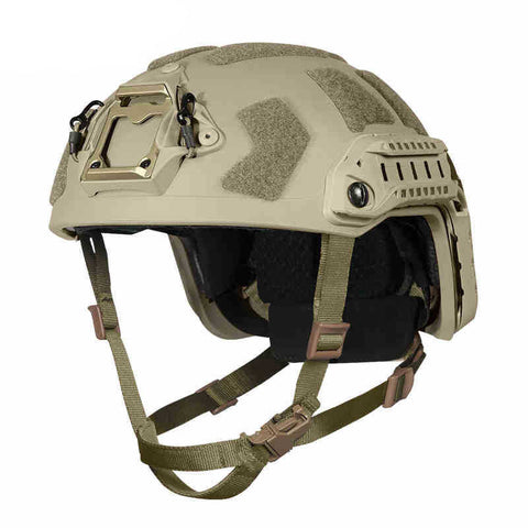 FAST Tactical Helmet (SF Super High-Cut) Lightweight ABS-Alloy Hybrid – Suitable for Special Ops, Military Enthusiasts, Field Operations, Cycling, and Mountaineering.