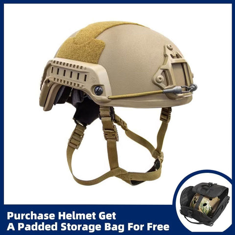 FAST NIJ IV High Cut Helmet Military Ballistic Helmet Bulletproof Helmet L110 Level IV Rifle Protection Helmets - HelmetCamp.com
