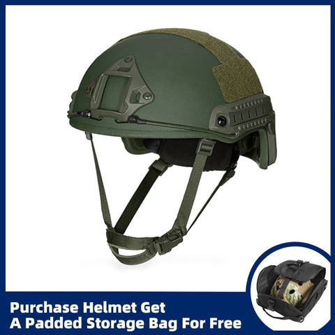High Cut Fast Bulletproof Ballistic Helmets L110 Level IV Rifle Protection Helmets - HelmetCamp.com