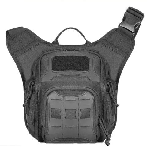 Outdoor Tactical Chest Bag, men's Multi-functional Military Camouflage Cycling Cross-body Bag, One-Shoulder Backpack