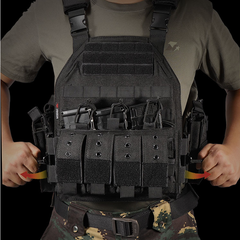 Quick Release Plate Carrier Vest In Stock MOLLE Chaleco Tactico Tactical Vest For Outdoor Trainning