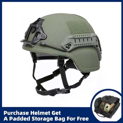 High Cut Mich 2000 Ach Level IV Ballistic Helmet Bulletproof Helmet - HelmetCamp.com