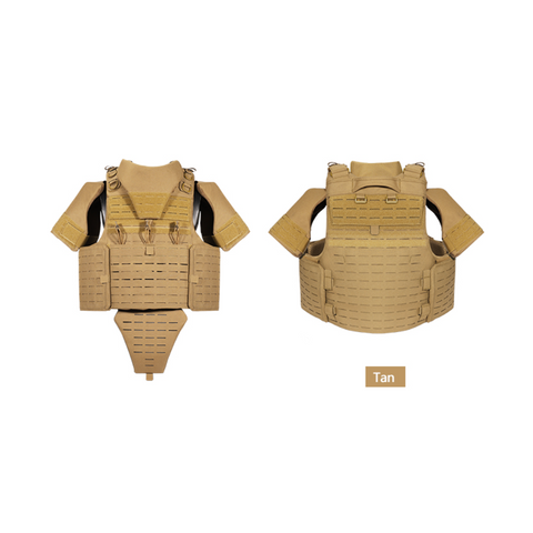 Latest Fashion Full Protection Military Tactical Vest MOLLE Chaleco Tactico Laser Cut Plate Carrier Bulletproof Vest