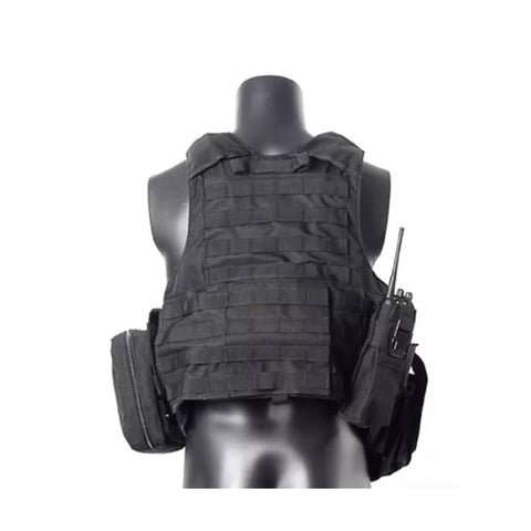 Military Tactical Vest Police Paintball Wargame Wear Molle Body Armor Hunting Vest CS Outdoor Products Equipment Black