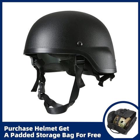 Mich/Ech BTE NIJ Level IIIA Ballistic Helmet MICH MID-CUT THE/7PAD SYSTEM HELMET- HelmetCamp.com