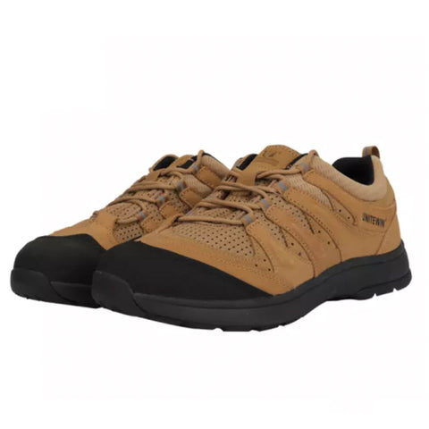 Men's Breathable Sneaker Shoes Genuine Leather Wear-Resistant Climbing Trekking Outdoor Hiking Boots