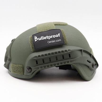 MICH BALLISTIC® NIJ Level IIIA High Cut Aramid Fiber Tactical Ballistic Helmet - Olive Drab - MICH2001 - HelmetCamp.com