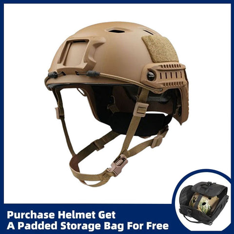 FAST BUMP Tactical Helmet (Paratrooper Training Style) – High-Strength ABS Impact-Resistant Helmet for Outdoor Mountaineering, Rock Climbing, and Tactical Games