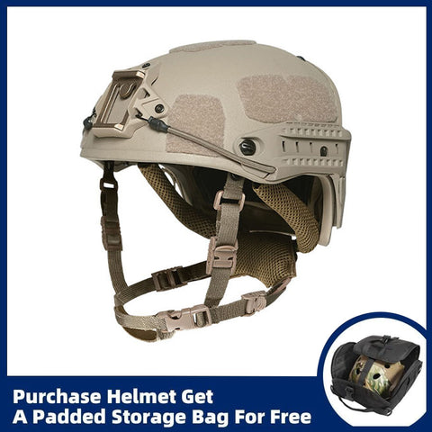Aramid AirFrame Modular Tactical Helmet with Wendy-style Liner – Kevlar Ballistic & Impact-Resistant