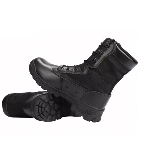 Men's Genuine Leather Shoes Wear-Resistant Climbing Trekking Outdoor Hiking Boots Tactical