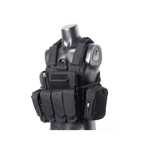 Military Tactical Vest Police Paintball Wargame Wear Molle Body Armor Hunting Vest CS Outdoor Products Equipment Black