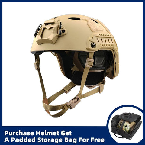 FAST Tactical Helmet (Super High-Cut Bump Style) – ABS Impact-Resistant Material – Suitable for Military Enthusiasts, Special Forces Training, and Live-Action Tactical Games (CS/Airsoft)
