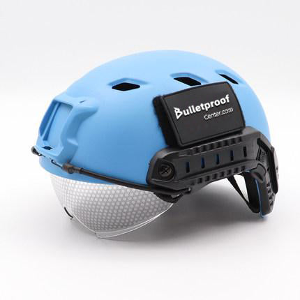 FAST BJ®High Cut ABS Tactical Bump Helmet With Built In Goggles - FAST Style Tactical Helmet - HelmetCamp.com