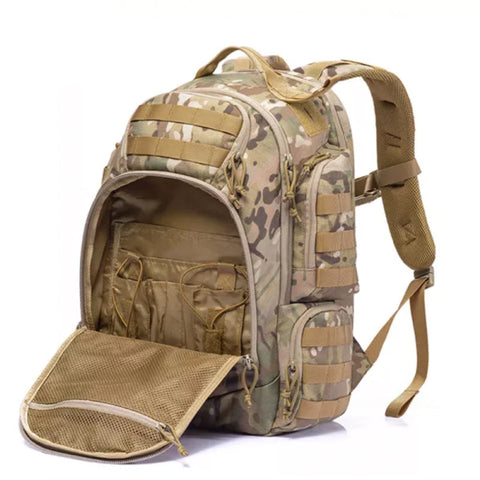 Outdoor Equipment Backpack All Terrain Camouflage Multicam Army Fan Bag Water Repellent Tactical Backpack