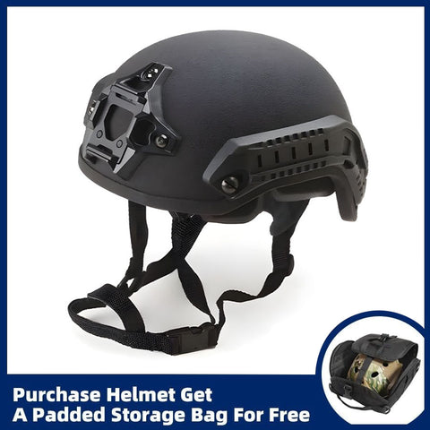 FAST NIJ IV High Cut Helmet Military Ballistic Helmet Bulletproof Helmet L110 Level IV Rifle Protection Helmets - HelmetCamp.com