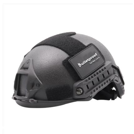 FAST Super High Cut Carbon Fibre Tactical Bump Helmet - Black - FAST Style Tactical Helmet - HelmetCamp.com