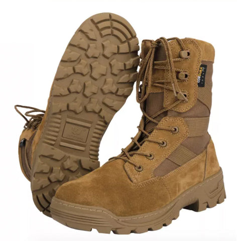 Men's Genuine Leather Shoes Wear-Resistant Climbing Trekking Outdoor Hiking Boots Tactical