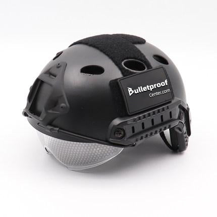FAST PJ®High Cut ABS Tactical Bump Helmet With Built In Goggles - FAST Style Tactical Helmet - HelmetCamp.com