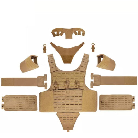 Latest Fashion Full Protection Military Tactical Vest MOLLE Chaleco Tactico Laser Cut Plate Carrier Bulletproof Vest