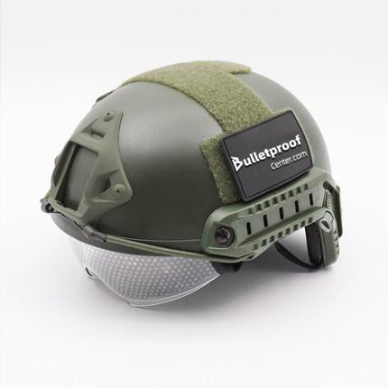 FAST MH®High Cut ABS Tactical Bump Helmet With Built In Goggles - FAST Style Tactical Helmet - HelmetCamp.com