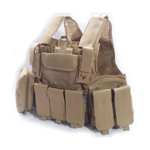 Military Tactical Vest Police Paintball Wargame Wear Molle Body Armor Hunting Vest CS Outdoor Products Equipment Black
