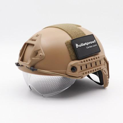 FAST MH®High Cut ABS Tactical Bump Helmet With Built In Goggles - FAST Style Tactical Helmet - HelmetCamp.com