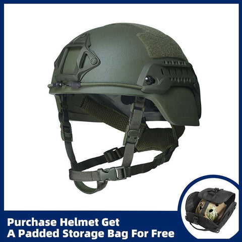 MICH 2000 Aramid Low-Cut Tactical Ballistic Helmet (Kevlar) – USMC/ACH Style