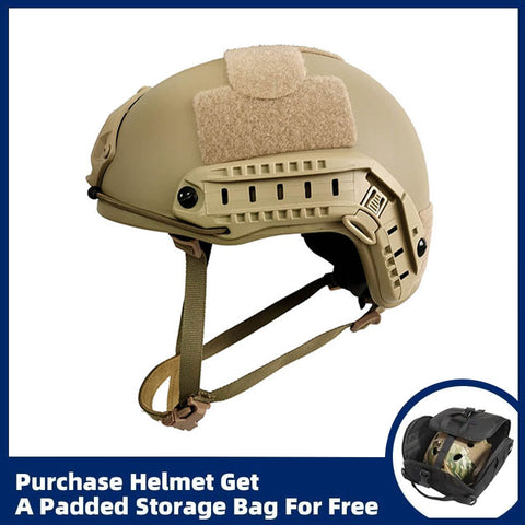 Kevlar Ballistic FAST Helmet NIJ IIIA Bulletproof Helmet High Cut Kevlar Ballistic Helmet - HelmetCamp.com