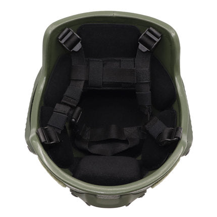 MICH BALLISTIC® NIJ Level IIIA High Cut Aramid Fiber Tactical Ballistic Helmet - Olive Drab - MICH2001 - HelmetCamp.com