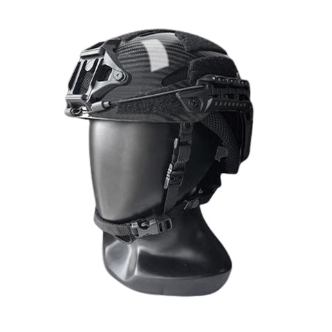 Caiman Carbon Fiber Tactical Helmet – Lightweight, Breathable Helmet for Training, Rescue, Climbing, Cycling, and Impact Protection