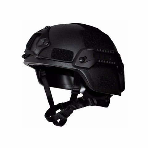 MICH BALLISTIC® NIJ Level IIIA Full Cut PE Fiber Tactical Ballistic Helmet - Black - MICH2000 - HelmetCamp.com